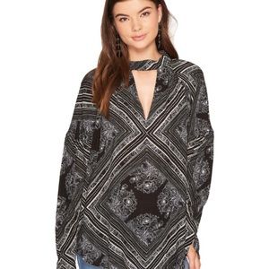 EUC Free People Walking On A Dream Top Tunic Sz M